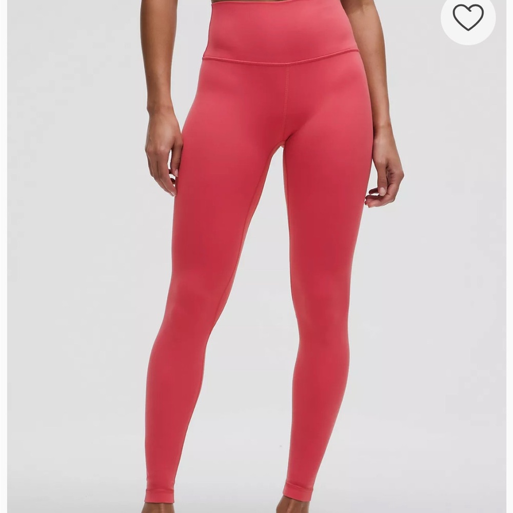 Desert red lululemon leggings
